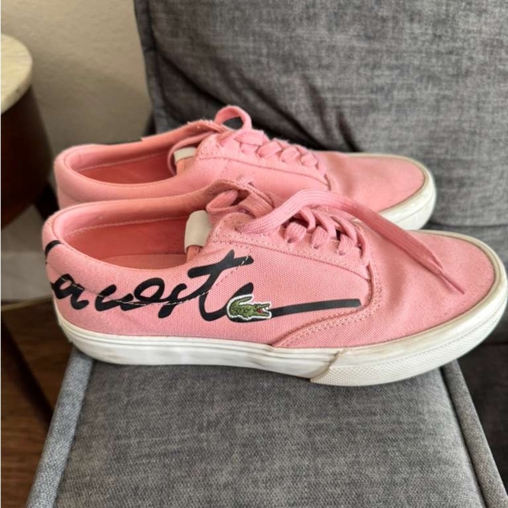 Lacoste Pink Casual Sneakers